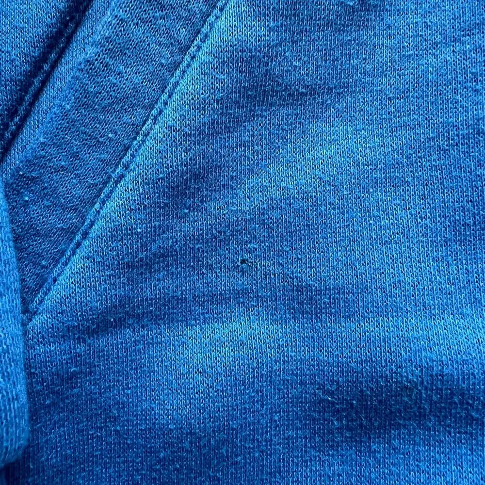 Rare Vintage 80s Nike Dunk Dome Spellout Logo Split Zip Hoodie Sweatshirt BTTYS - Picture 7 of 8